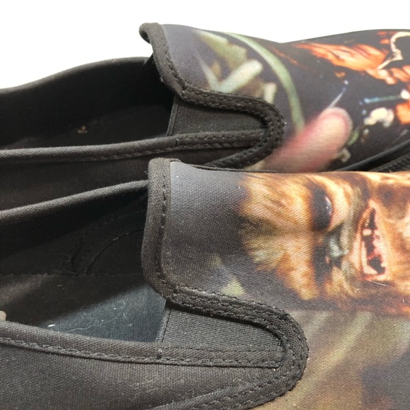 Sperry STAR WARS Han Solo & Chewbacca Mens Slip On Black Casual Shoes USA 9.5 - Picture 8 of 10